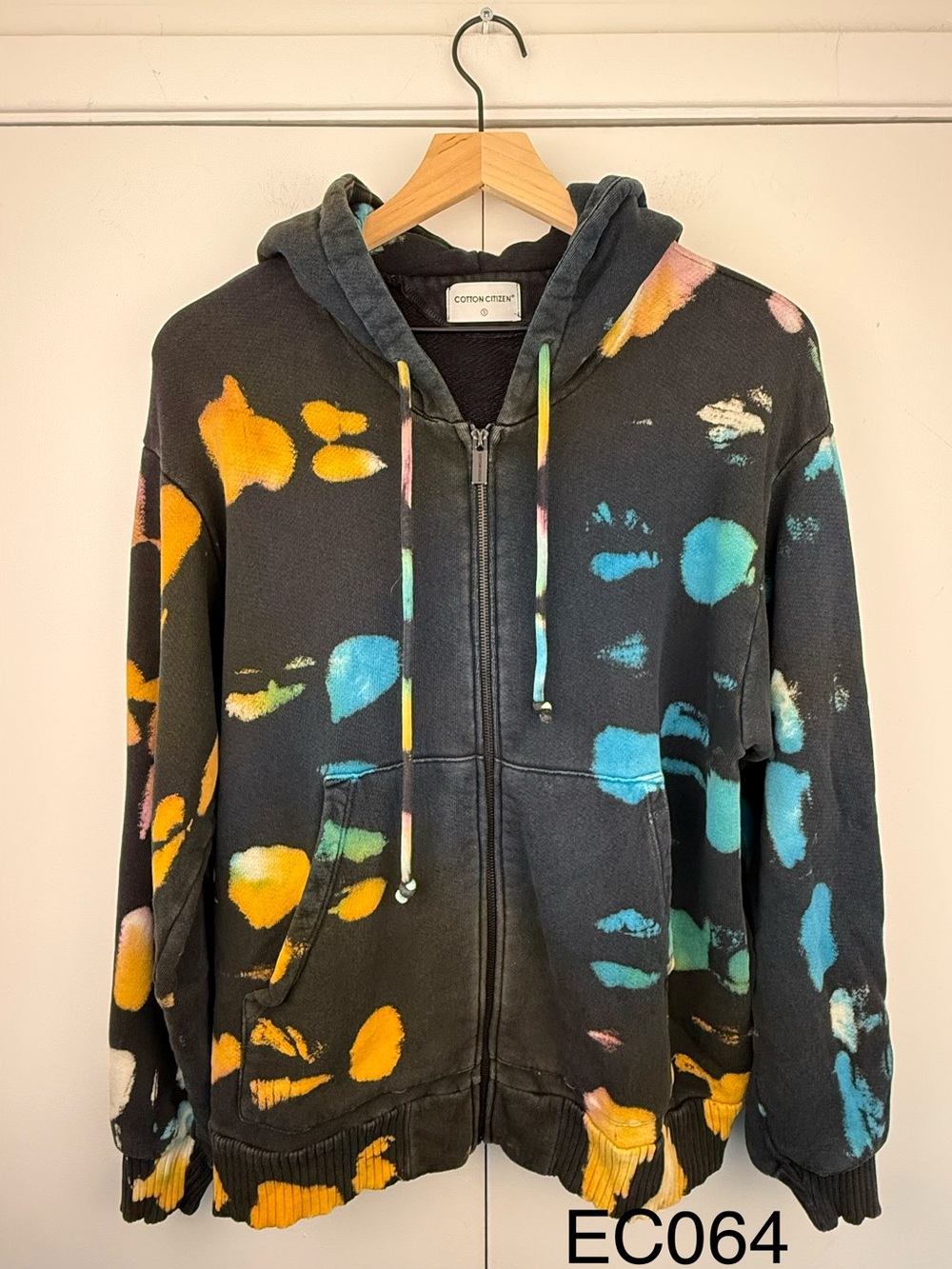 Cotton Citizen Brooklyn Chromatic Blast Zip Hoodie S